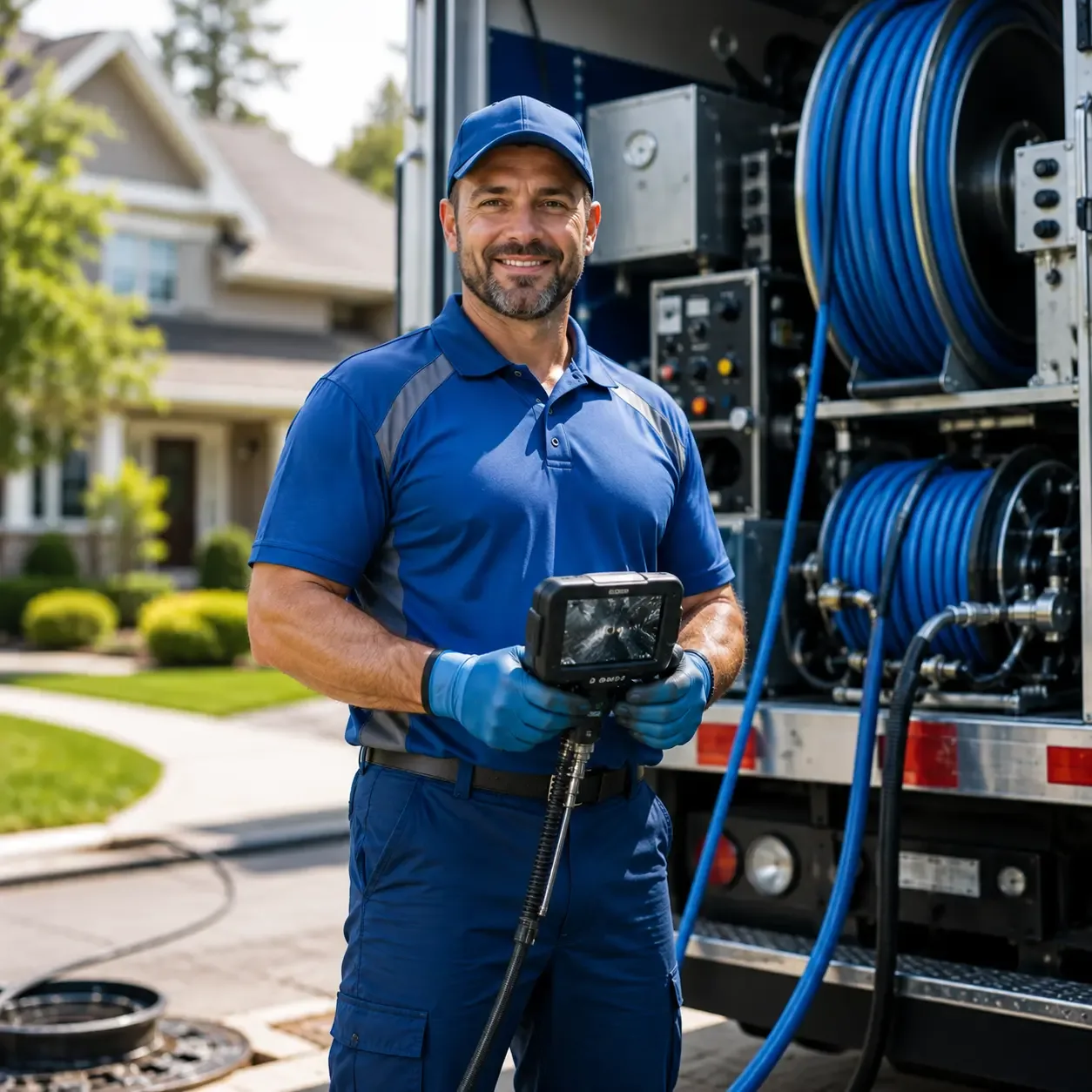 Local outdoor drain cleaning specialists in Bailey, MI